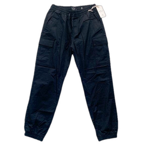 NWT New LTJ Letter to Juliet Black Cotton Blend Cargo Joggers Small